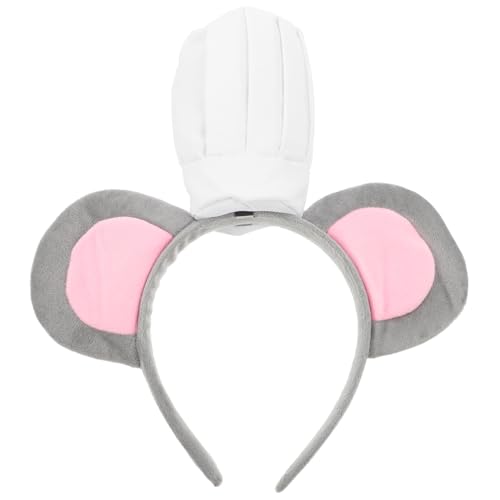 HONITANO Maus Stirnband Grau Für Erwachsene Und Kinder Ebene Haar Hoop Kostüm Zubehör Für Halloween Fasching Karneval Partys Und Cosplay von HONITANO