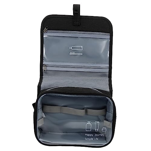 HONITANO Kompakte Kosmetiktasche für Reisen Faltbare Aufbewahrung für Toilettenartikel und Make Up Leichte und Strapazierfähige Kulturtasche mit Robustem Reißverschluss für Damen und HONITANO Kompakte Kosmetiktasche für Reisen Faltbare Aufbewahrung für Toilettenartikel und Make Up Leichte und Strapazierfähige Kulturtasche mit Robustem Reißverschluss für Damen und von HONITANO