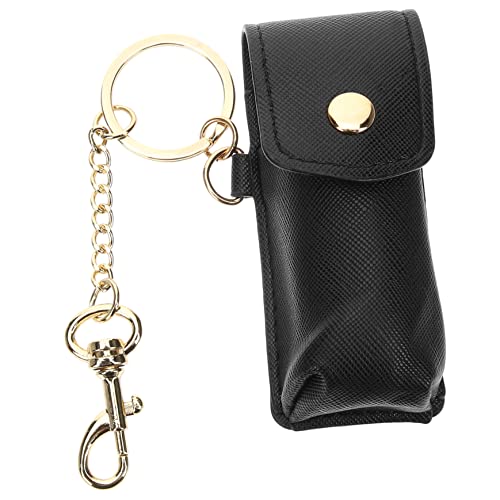 HONITANO Kompakte Lippenstift Tasche Schlüsselanhänger Transparente Kosmetiktasche für Handtasche Tragbarer Lippenbalsamhalter Leichtes Modisches Accessoire für Damen und Mädchen von HONITANO