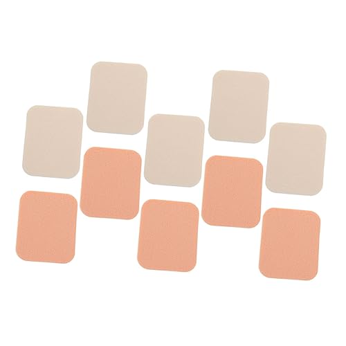 HONITANO Kosmetikpuff 10 Stück Quadratisch Tragbar für Make Up Kleine Puderquaste für Mädchen Feuchtigkeitsspendend Multifunktional für Empfindliche Haut von HONITANO