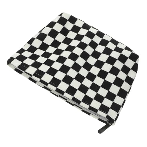 HONITANO Kosmetiktasche aus Cordstoff mit Reißverschluss Große Kapazität Praktische Clutch für Damen Vielseitige Make Up Tasche für Reisen und Alltag Kariert Robust und Leicht HONITANO Kosmetiktasche aus Cordstoff mit Reißverschluss Große Kapazität Praktische Clutch für Damen Vielseitige Make Up Tasche für Reisen und Alltag Kariert Robust und Leicht von HONITANO