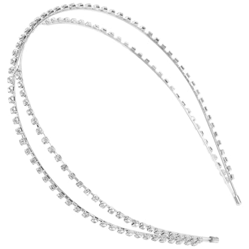HONITANO Kristallbesetztes Haarband mit Filigraner Hohlraumverzierung Leichter Bequemer Braut Haarschmuck Funkelndes Strass stirnband für Hochzeit Party Damen Mädchen von HONITANO
