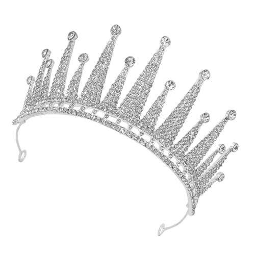 HONITANO Krone für Damen Tiara mit Schmuck für Braut und Besondere Anlässe Stilvolle Haardekoration im Barockstil Funkelnde Strasssteine von HONITANO