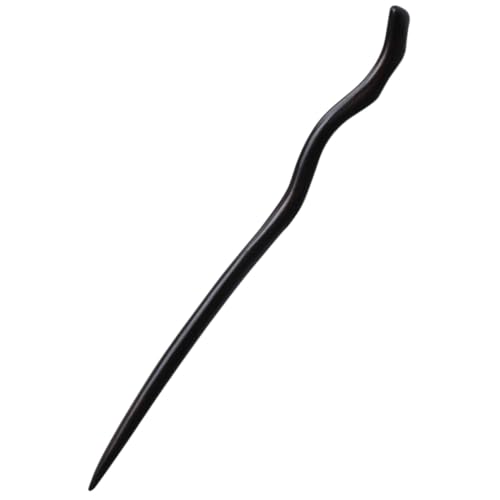 HONITANO Langer Holz Haarstab Retro Haarnadel Chinesischer Stil Leicht für Dutt Haarknoten Frauen Elegant Geeignet für Partys Alltag von HONITANO