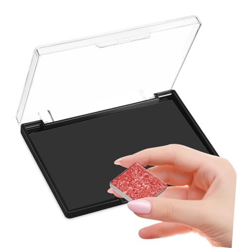 HONITANO Magnetische Leere Make Up Palette mit Transparentem Deckel Langlebiges Kosmetik Tablett mit Festem Boden Vielseitiges Lidschatten und Aufbewahrungstablett für Einfaches Reinigen von HONITANO