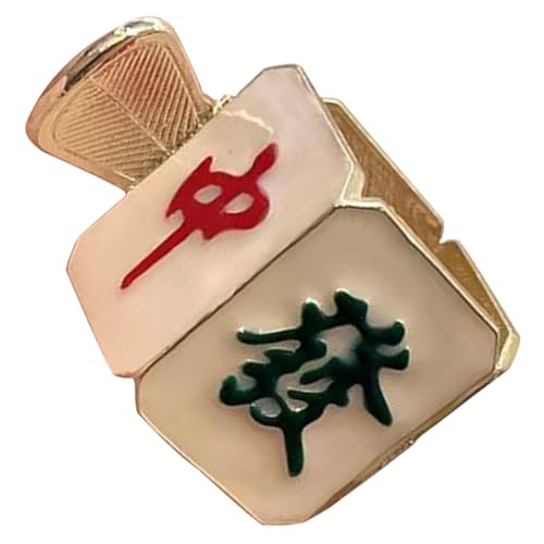 HONITANO Mahjong Haarklammer aus Kreative Chinesische Vintage Haarnadel Stilvolle Haarspange für Frauen Farbenfroher Haarschmuck für Partys und Kostüm events von HONITANO