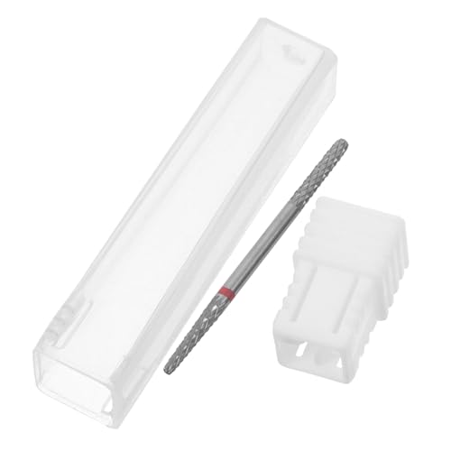 HONITANO Metall Nagelfräser Bit Hochhärte Nagelbohrer Dualkopf Nagelstudio Maniküre Pediküre Werkzeug für Frauen und Heimgebrauch Nagelpflege von HONITANO