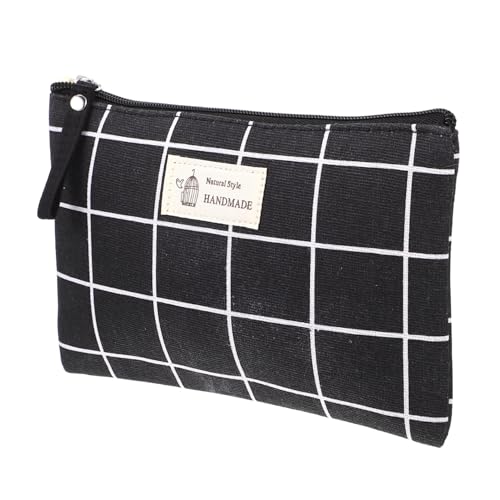 HONITANO Multifunktionale Kosmetiktasche aus Robustem Canvas mit Reißverschluss Geräumiger Kulturbeutel für Toilettenartikel Makeup Organizer und Reise Accessoires für Business und Camping von HONITANO