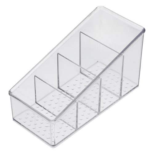HONITANO Multifunktionaler Kunststoff Desktop Organizer mit Rutschfester Unterseite Großer Kapazität und Wasserdichtem Design Vielseitige Aufbewahrungsbox für Make Up Fernbedienungen und von HONITANO