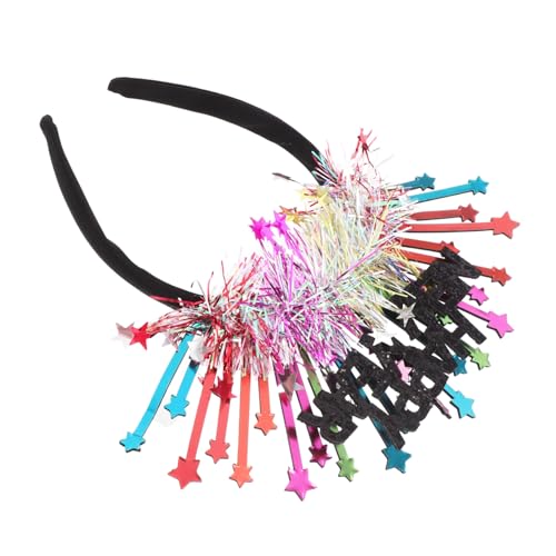 HONITANO Neujahrs-stirnband Für Frauen Dekorative Kopfbedeckung Für Silvesterfeiern Bequemes Und Stilvolles Haaraccessoire Für Neujahrsfeiern Festlicher Haarschmuck Für Partys von HONITANO
