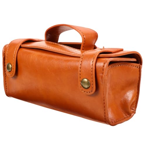 HONITANO PU Leder Rasieretui Herren Waschbeutel Großes Reiseetui mit Spritzwasserschutz und Mehreren Fächern Für Toilettenartikel und Rasierutensilien für Unterwegs und Reiseorganizer von HONITANO