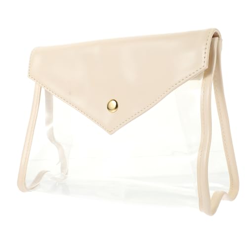 HONITANO PVC Kosmetiktasche Transparent Große Kulturtasche Multifunktional Damen Reise Waschbeutel Toiletry Bag Langlebig Makeup Organizer für Mädchen von HONITANO