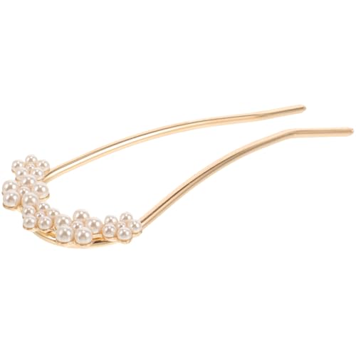HONITANO Perlen Haargabel Für U Form Haarnadel Mit Perlen Französischer Stil Haar Accessoire Für Hochsteckfrisuren Chignon Pin Für Damen Modischer Haarschmuck von HONITANO
