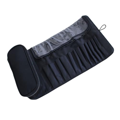 HONITANO Pinseltasche Für Make-up-Tools Tragbare Kosmetikpinseltasche Mit Fach Für Reisen Und Geschäftsreisen Kompakt Und Platzsparend Geeignet Für Lidschattenpinsel Augenbrauenstift Und Li von HONITANO