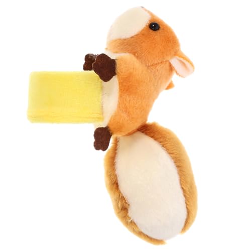 HONITANO Plüsch Slap Armband Kuscheliges Weiches Stofftier Armband Brauner Eichhörnchen Langlebig und Bequem Partygeschenk für Mädchen und Jungen Leicht und Hautfreundlich von HONITANO