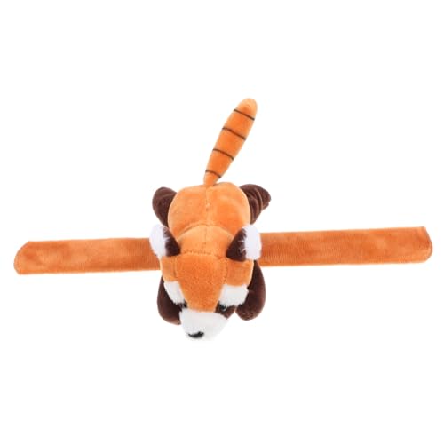 HONITANO Plüsch Waschbär Slap Armband Weiches Tiermotiv Klatscharmband Freundschaftsband Leichtes Langlebiges Stoffarmband für Jungen Mädchen Geschenk von HONITANO
