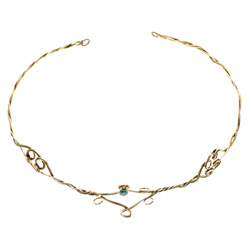 HONITANO Metall Haarband für Vintage Kopfschmuck Braut Stirnband für Hochzeiten Haarschmuck für Mädchen Accessoire für Besondere Anlässe von HONITANO