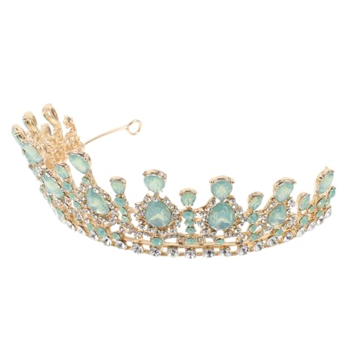 HONITANO Rhinestone Bridal Tiara Krone aus Metall mit Grünen Kristallen Eleganter Brautschmuck für Hochzeit Geburtstag Party Leichter Komfortabler Fein Gearbeiteter Kopfschmuck HONITANO Rhinestone Bridal Tiara Krone aus Metall mit Grünen Kristallen Eleganter Brautschmuck für Hochzeit Geburtstag Party Leichter Komfortabler Fein Gearbeiteter Kopfschmuck von HONITANO