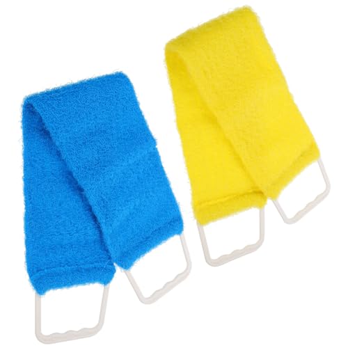 HONITANO Rückenschrubber Massage Badetuch Für Männer Doppelseitiges Peeling Handtuch Rutschfestes Design Ergonomisch Effektive Hautreinigung Für Dusche Und Bad von HONITANO