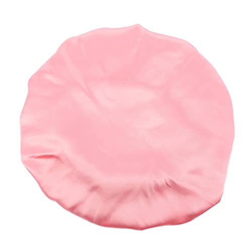 HONITANO Satin Schlafmütze Frauen Breiter Randhut Für Atmungsaktive Nachtmütze Haarkappe Zum Schlafen Elastisch Für Langes Haar Zum Schlafen Und Waschen von HONITANO