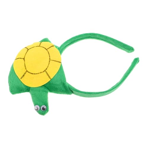 HONITANO Plüsch-schildkröten-haarband Für Cosplay Und Feiern Weiches Und Bequemes Tier-haarband Für Festivals Kostüm-events Und Auftritte Einzigartiges Design Für Aufsehen Und Spaß von HONITANO
