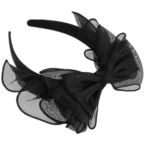 HONITANO Schleifen Stirnband Damen Vintage Haarband mit Großer Schleife Weiches Angenehmes Material für Partys und Cosplay Dekoratives Haarschmuck für Mädchen HONITANO Schleifen Stirnband Damen Vintage Haarband mit Großer Schleife Weiches Angenehmes Material für Partys und Cosplay Dekoratives Haarschmuck für Mädchen von HONITANO