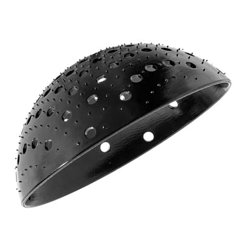 HONITANO Silikon Haarpolster Haarvolumen Kissen Wiederverwendbar Leicht für Hochsteckfrisuren Volumenpad Damen Styling Zubehör Schwarz für Ponytail und Lockiges Haar von HONITANO