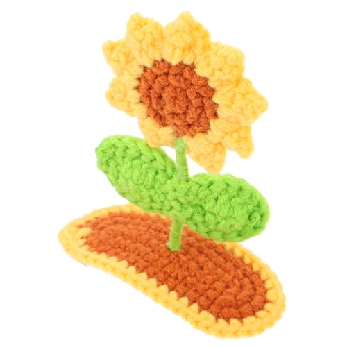 HONITANO Sonnenblumen-haarschmuck Aus Eisen Und Wolle Blumen-haarclips Für Frauen Und Mädchen Clips Für Haarstyling Mit Dreidimensionalem Design Haarschmuck Für Urlaub Und Alltag von HONITANO