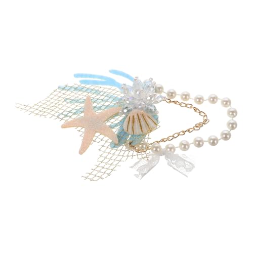 HONITANO Strassbesetzte Haarklammer Meerjungfrau Stern Design Haarspange mit Funkelnden Kristallen für Damen für Hochzeit Party und Alltag Modisches Accessoire für Frauen und Mädchen von HONITANO