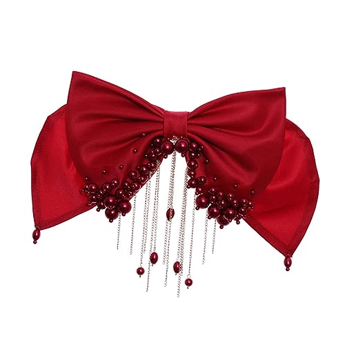 HONITANO Tiara Mit Perlenquaste Vintage Haarschmuck Brautschleife Brautmädchen Perlenspange Perlen Brauthaarspange Haarschmuck Für Die Braut Perlenspangen Für Haare Hochzeit Und HONITANO Tiara Mit Perlenquaste Vintage Haarschmuck Brautschleife Brautmädchen Perlenspange Perlen Brauthaarspange Haarschmuck Für Die Braut Perlenspangen Für Haare Hochzeit Und von HONITANO