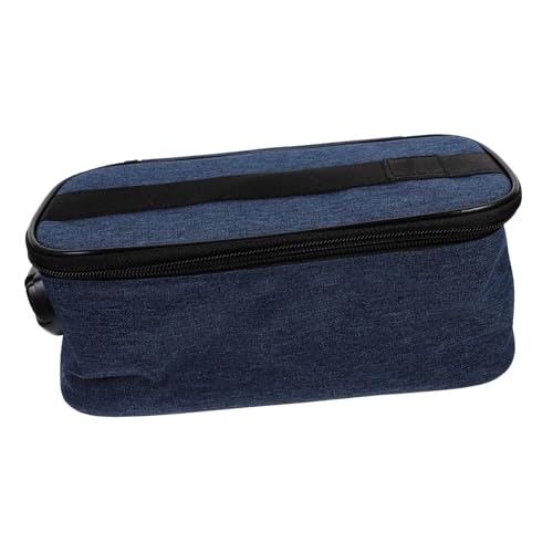 HONITANO Tragbarer Reise Organizer Kosmetiktasche mit Mehreren Fächern Wasserdichtes Verschleißfestes Material Kompakte Make Up Aufbewahrungstasche für Damen und Reisegebrauch Blau HONITANO Tragbarer Reise Organizer Kosmetiktasche mit Mehreren Fächern Wasserdichtes Verschleißfestes Material Kompakte Make Up Aufbewahrungstasche für Damen und Reisegebrauch Blau von HONITANO