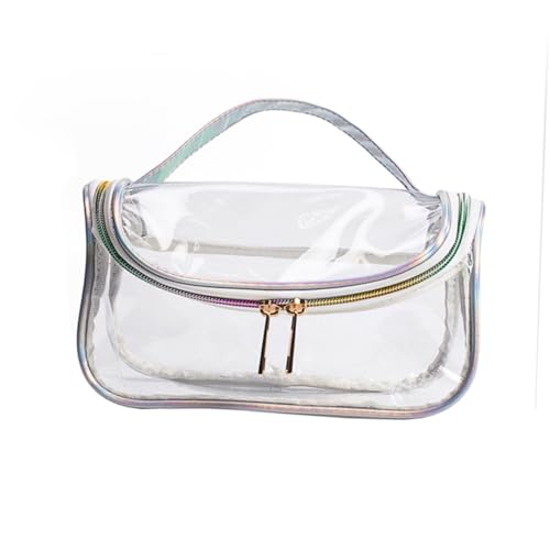 HONITANO Transparente Große PU Kosmetiktasche mit Großer Kapazität Multifunktionale Leichte Kulturtasche für Damen und Reisen Vielseitiger Beauty und Reise Organizer Langlebiger Dacron HONITANO Transparente Große PU Kosmetiktasche mit Großer Kapazität Multifunktionale Leichte Kulturtasche für Damen und Reisen Vielseitiger Beauty und Reise Organizer Langlebiger Dacron von HONITANO