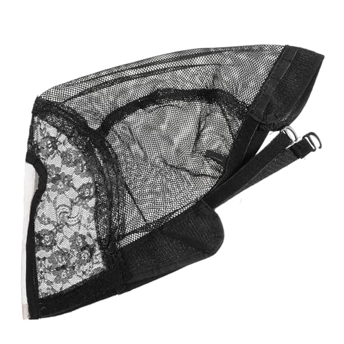 HONITANO U Form Haarnetz Perückenkappe Elastische DIY Perückenherstellung Atmungsaktive Netzhaube für Damen Komfortabel und Sicher Schwarz von HONITANO
