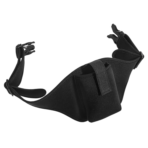 HONITANO Verstellbarer Mikrofon Gürtel aus Neopren Schweißabsorbierend Wasserresistent Atmungsaktiv für Fitness Outdoor Laufgürtel mit Großem Stauraum für Handy Schlüssel Wallet von HONITANO