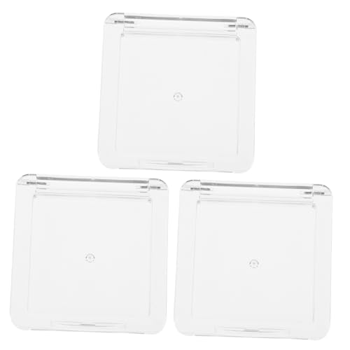 HONITANO 3stücke Transparente Quadratische Make-up Box Leere Spender Für Puder Box Kleine Kosmetik Palette Lidschatten Etui Kosmetik Behälter von HONITANO