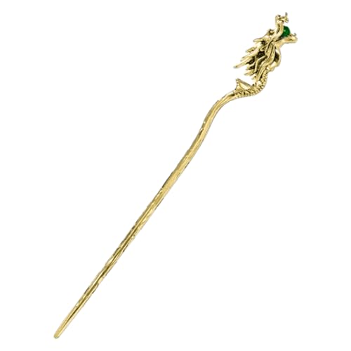 HONITANO Vintage Chinesische Haarstäbchen Aus Metall Haarnadel Für Frauen Haarstäbe Mit Drachenmuster Traditioneller Haaraccessoire Für Hochsteckfrisuren Haarschmuck Für Alltag Und Hanfu von HONITANO
