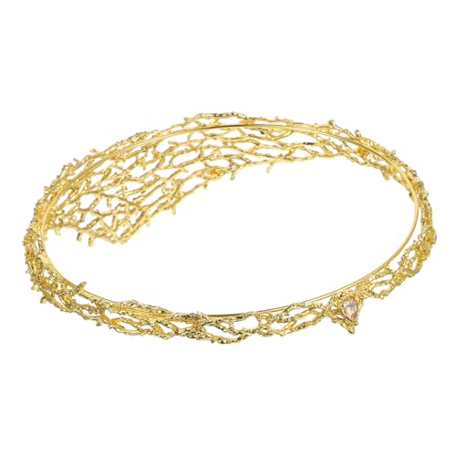 HONITANO Vintage Krone Damen Retro Alloy Antik Finish Elegant Kopfschmuck für Cosplay Halloween Hochzeit Party Mädchen Stirnband von HONITANO