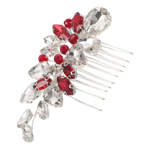 HONITANO Vintage Strass Haarkamm mit Sicherem Sitz Handgefertigtes Brautschmuck-accessoire für Hochzeiten Bankette und Festliche Anlässe Eleganter Seitenschmuck für Brautjungfern und von HONITANO