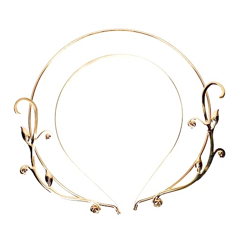 HONITANO Waldfee Haarschmuck Kopfbedeckungen Stilvolles Haarband Stirnband Aus Legierung Modische Haarreifen Eleganter Kopfschmuck Für Party Festival Anlässe von HONITANO