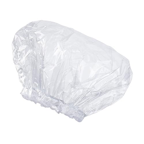 HONITANO Wasserdichte Wiederverwendbare Duschhaube für Damen und Herren Extra Große Transparente Badekappe mit Elastischem Band Geeignet für Langes Lockiges und Geflochtenes Haar Leicht von HONITANO