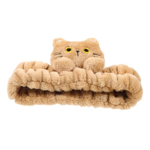 HONITANO Weiches Fleece Stirnband mit Katzenohren Rutschfestes Waschgesicht Haarband für Frauen Vielseitiges Makeup und Spa Accessoire Komfortabel und Hautfreundlich Modisches Kopfband für von HONITANO