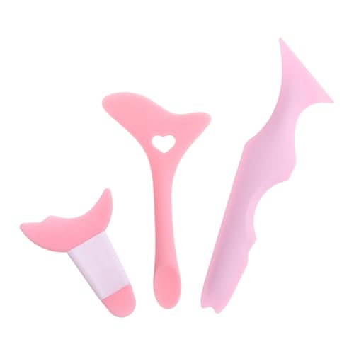 HONITANO Wiederverwendbares Silikon Augen-make-up Hilfsmittel mit Eyeliner Schablonen und Lidschatten Applikator Präzise Anleitung für Anfänger und Vielseitige Anwendung Einfach zu Reinigen von HONITANO