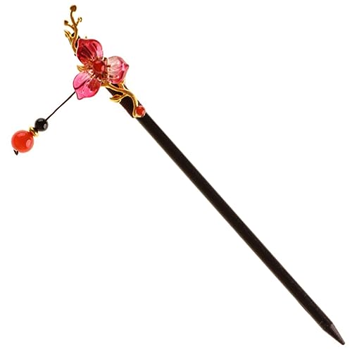 HONITANO Haarstab Vintage Blume Mit Baumelndem Quaste Haarstäbchen Für Frauen Und Langes Haar Haarnadel Für Dutts Und Haarknoten Geeignet Für Alltag Partys Und Abendveranstaltungen von HONITANO