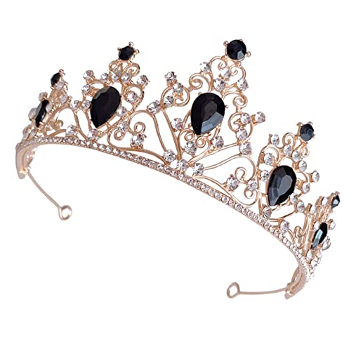 HONITANO Wunderschöne Braut Tiara Haarreif mit Kristallen Damen Bridal Crown für Hochzeit Geburtstag Party Haarschmuck Accessoire für Mädchen und Frauen von HONITANO