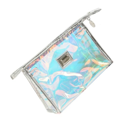 HONITANO wasserdichte Große Reise Kosmetiktasche mit Stabilem Reißverschluss Transparenter Oberfläche und Vielseitigem Organizer für Make Up Toilettenartikel und Damenbedarf von HONITANO