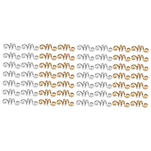 HONMEET 2er-set Haarschmuck-set Für Mädchen Gold-silber-legierung Dreadlock-flechtperlen Filigrane Haarmanschetten Stilvoller Haarschmuck 40 Stück * 2 von HONMEET