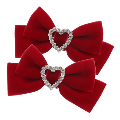 HONMEET Schleifen und Haar-Accessoires für Mädchen Modische Haarspangen mit Schleife aus Metall und Samt HONMEET Schleifen und Haar-Accessoires für Mädchen Modische Haarspangen mit Schleife aus Metall und Samt von HONMEET