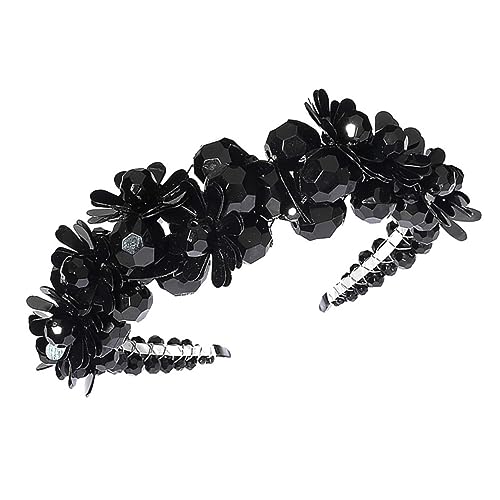 HONMEET 1stück Kreativer Haarschmuck Aus Elegantes Haarband Für Hochzeiten Und Fotoshootings Schwarz von HONMEET