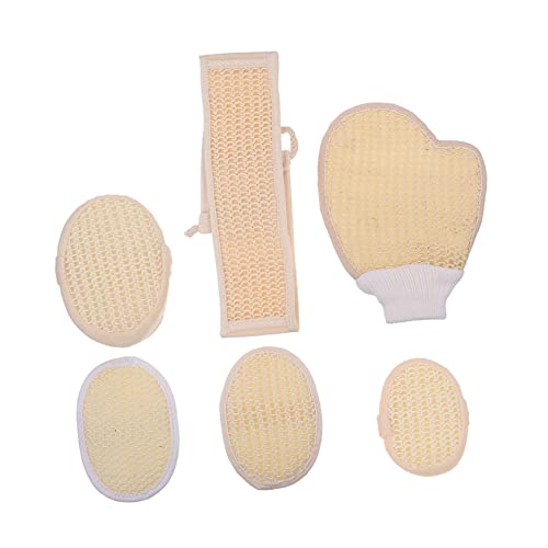 HONMEET Badetuch-set Aus Natürlichem Material Handschuhe Schwamm Tiefenreinigung Massage Für Bereiche von HONMEET