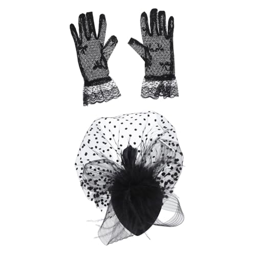 HONMEET 1 Satz Federn bedecken das Gesicht und Haarschmuck Bankett-Netzhut Fascinator-Hut für Frauen tischläufer weihnachten rolf zuckowski weihnachten Schleierhut für Frauen Partyzubehör von HONMEET